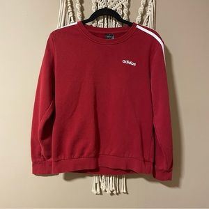 Adidas 3 stripes sweatshirt size medium